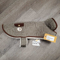 "Pet London" Fleece Lined Dog Coat, pockets *vgc, clumpy fleece, mnr hair
