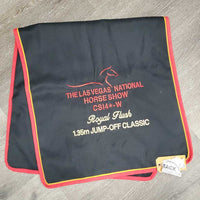 Championship Coolerette Blanket - Pad Rack Display Banner "Las Vegas" *vgc, mnr stains, curled corners & hair
