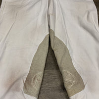 Euroseat Breeches, silicone inner waist *gc/fair, discolored, stained, v.pilly knees
