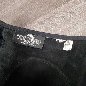 Pr Half Chaps *vgc, older, rubs, clean, mnr residue, puckers, loose & missing snaps