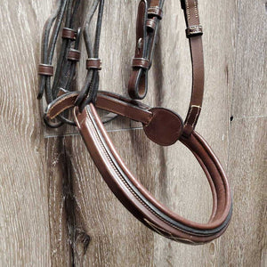 Rsd/Padded FS Monocrown Hunter Bridle *xc, clean, v.mnr film?residue & stain