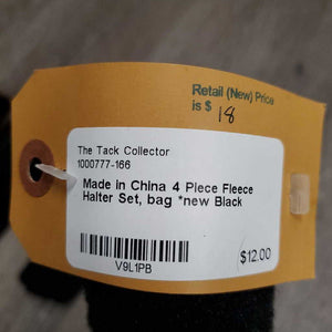 4 Piece Fleece Halter Set, bag *new