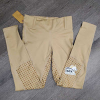 Full Sticky Seat Riding Tight Breeches, 2 pockets, Pull on *gc, seat & legs: stains & discolored

