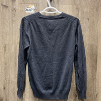 LS V Neck Wool Sweater *gc,/fair, v.pilly, hairy, rubs, snags
