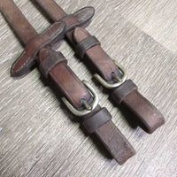 Pr Rubber Reins *gc, mnr dirt, hair, tape, tears, sticky/melting ends, older
