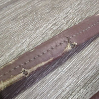 Pr Rubber Reins *gc, mnr dirt, hair, tape, tears, sticky/melting ends, older
