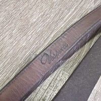 Pr Rubber Reins *gc, mnr dirt, hair, tape, tears, sticky/melting ends, older
