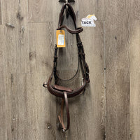 Monocrown Bridle "Bretagne" Model, Flash *like new, Flash: missing keeper & attachment
