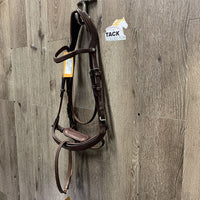 Monocrown Bridle "Bretagne" Model, Flash *like new, Flash: missing keeper & attachment
