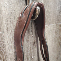 "Bretagne" Monocrown Anatomical Bridle Model, Crank, Flash, snap *like new, Flash: NO keeper & attachment

