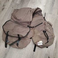 Hvy Cordura Saddle Trail Bags, Full, Cantle Top Pack, unlined *like new, older?
