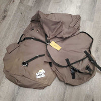 Hvy Cordura Saddle Trail Bags, Full, Cantle Top Pack, unlined *like new, older?
