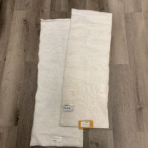 2 Thick Fleece Leg Quilts *gc, clean, clumpy, stains