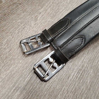 Padded Leather Girth, Roller buckles *like new, stiff
