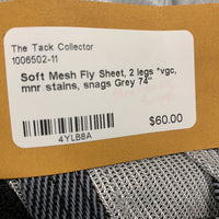 Soft Mesh Fly Sheet, 2 legs *vgc, mnr stains, snags
