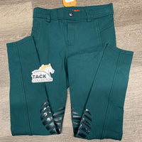 JUNIORS Euroseat Pull On Breeches *vgc/xc, mnr hair, faded seams & knee rubs
