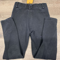 JUNIORS Hvy Cotton Pull On Breeches *gc, faded, stain, seam rubs & frayed holes, older, paint
