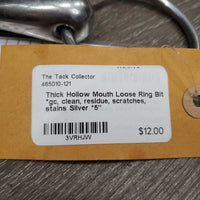 Thick Hollow Mouth Loose Ring Bit *gc, clean, residue, scratches, stains
