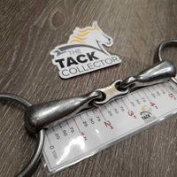 Hvy Thick Loose Ring French Link, flat center bar Bit *gc, dirty, stains, dull film, scratches
