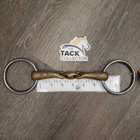 Hvy Thick Loose Ring French Link, center lozenge *fair, dirty, stains, chews, oxidized, scratches
