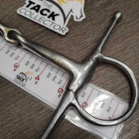 Thin Full Cheek Snaffle Bit *gc, dirt, stains, scuffs, dull, scratches
