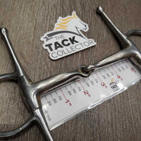 Thin Full Cheek Snaffle Bit *gc, dirt, stains, scuffs, dull, scratches
