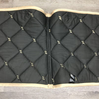 Quilt Dressage Saddle Pad *vgc, cut tabs, mnr hair, dirt, stains
