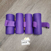 4 Stretchy Nylon Leg Wraps *gc, clean, snags, rubs, hair, pilly edges
