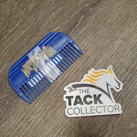 Plastic Mane Comb *gc, clean, mnr scuffs, sticker residue, rubs
