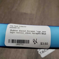 Rubber Sweat Scraper *vgc, mnr tape residue, clean, scrapes, sticky spots
