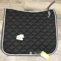 Quilt Dressage Saddle Pad *gc, hair, pilly, rubs, puckers
