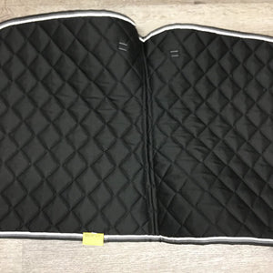 Quilt Dressage Saddle Pad *gc, hair, pilly, rubs, puckers