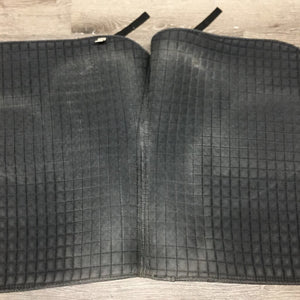 Quilt Dressage Saddle Pad *gc, mnr dirt, hair, faded, pills, rubbed torn binding