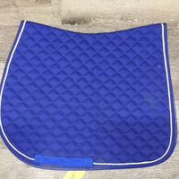 Quilt Jumper Saddle Pad, 1x piping *vgc, dirt, mnr stains, hair
