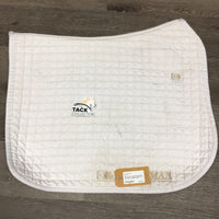 Quilt Jumper Dressage Pad *gc, clean, mnr stains, hair, pilly, cut tabs
