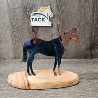 Tin Horse Silhouette, Rock Base *vgc, sm scratches, name stamp
