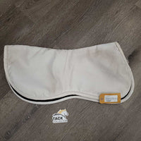 Memory Foam Half Pad COVER ONLY *gc, mnr dirt, stains, hair, puckered binding, holey edges
