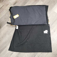 Fold Up - Cushion & Fleece Blanket, pockets, carry strap *gc, hairy, clumpy, curled cushion end