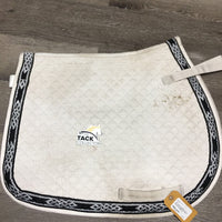 Quilt Jumper Saddle Pad *gc, mnr dirt, stains, dingey, hair, rubbed binding
