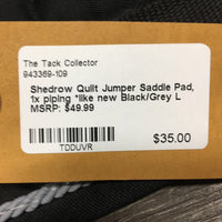 Quilt Jumper Saddle Pad, 1x piping *like new
