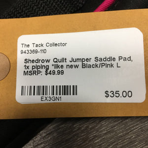 Quilt Jumper Saddle Pad, 1x piping *like new