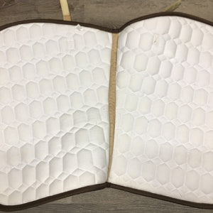 Quilt Padded Saddle Pad, 1x piping *like new