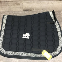 Quilt Jumper Saddle Pad, tabs *vgc, hairy, dirt, rubs/tearing, pills
