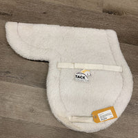 Fitted Fleece Quilt Bottom Hunter Saddle Pad *vgc, clean, stained, mnr hair, rubbed girth edges