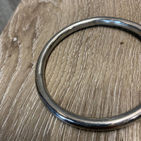 Thin Western Loose Ring Bit, copper *vgc, clean, mnr scuffs, scratches & pitted, bent ring
