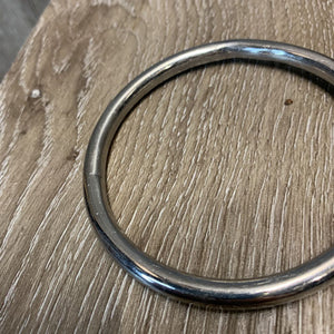 Thin Western Loose Ring Bit, copper *vgc, clean, mnr scuffs, scratches & pitted, bent ring