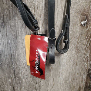 Leather Bridle & Braided Reins, tag *like new/xc, dents, creases *reins: new, stiff, bent