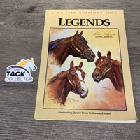 Western Horseman Book Legends by Diane Simmons *loose Pages, fair, broken binding, bent corners
