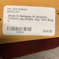 Pr Stretchy Cotton Leg Wraps, bag *new
