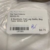 4 Synthetic Felt Leg Quilts, Bag *new
